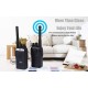 Portable Walkie Talkie Pretend Play Toy for kids - Effective Communication Interphone - 2 Way Radio Toy with Static Natural Sound Up to 20 meter outdoor range - Two 9V Non-Rechargeable Batteries Included