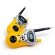 Walkie Talkie Toys for Kids 2 Way Radio Toy for 3-12 Year Old Boys Girls, Up to 20 Meter Outdoor Range Yellow