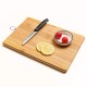 Bamboo Chopping Board │Cutting Board | Wooden Slicing & Kitchen Chopping Board with Steel Hook for Hanging Fruits, Vegetables