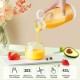 Portable Blender, USB Rechargeable Mini Juicer Blender, Electric Juicer Bottle Blender Grinder Mixer, Personal Size Blender for Juices, Shakes and Smoothies, Fruit Juicer Machine with 6 Blades (380 ML)