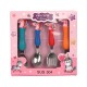 Unicorn Cartoon Theme Stainless Steel Spoon & Fork Set for Kids | Baby Feeding Spoon and Fork Set (2 Spoons + 2 Forks) Perfect for Gifting