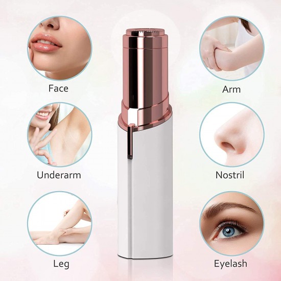 Flawless Women Painless Face Hair Remover Trimmer For Women-Upper Lip, Chin, Eyebrow Shaver For Women