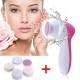 5 in 1 Portable Electric Facial Cleaner Battery Powered Multifunction Massager, Face Massager, Beauty Massager, Facial Massager For Women (Multi Color)