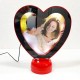 Heart Shape Magic Mirror Photo Frame with Light Photos Gift Personalized Customized Frames For Valentines Day Gifts, Anniversary, Birthday And Home Décor