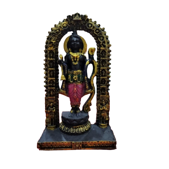 Ram Lala Idol Murti (8.5 Inch) for Home Pooja Room Mandir Temple Car Dashboard Office Table Decorative Ayodhya Ram Lalla Statue Gift Items