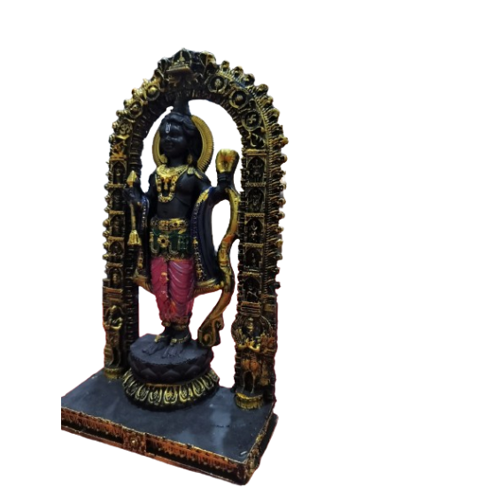 Ram Lala Idol Murti (8.5 Inch) for Home Pooja Room Mandir Temple Car Dashboard Office Table Decorative Ayodhya Ram Lalla Statue Gift Items