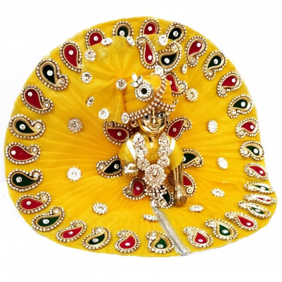 Yellow Janmastmi Special BAL Gopal Special Laddu Gopal Dresses/Kanha Ji Designer Dresses/Poshak