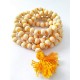 Tulsi Japa Mala 108 Beads l Tulsi Mala for Mantra Jap with Radha Krishna Gomukhi Cotton Japa Mala Bag