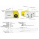 Portable Mini Home Theater LED Projector with Remote Controller, Support HDMI, AV, SD, USB Interfaces (Yellow)