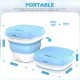 Mini Portable Folding Washing Machine Bucket Washer Mobile Foldable Washing & Spin Dry for Camping, Travel, Lightweight and Easy to Carry