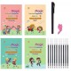 Magic Practice Copybook, Number Tracing Book for Preschoolers with Pen, Magic Calligraphy Copybook Set Practical Reusable Writing Tool Simple Hand Lettering