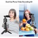 Camera Video Recording Vlogging Kit for Video Making | Mic | Mini Tripod Stand | LED Light & Phone Holder Clip for Making Videos Podcasting