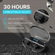 T2 TWS 5.0 Bluetooth Earphone Noise Cancelling with 1500mah Power Bank with led Display Earbuds Compatible for All Smartphone (Black)